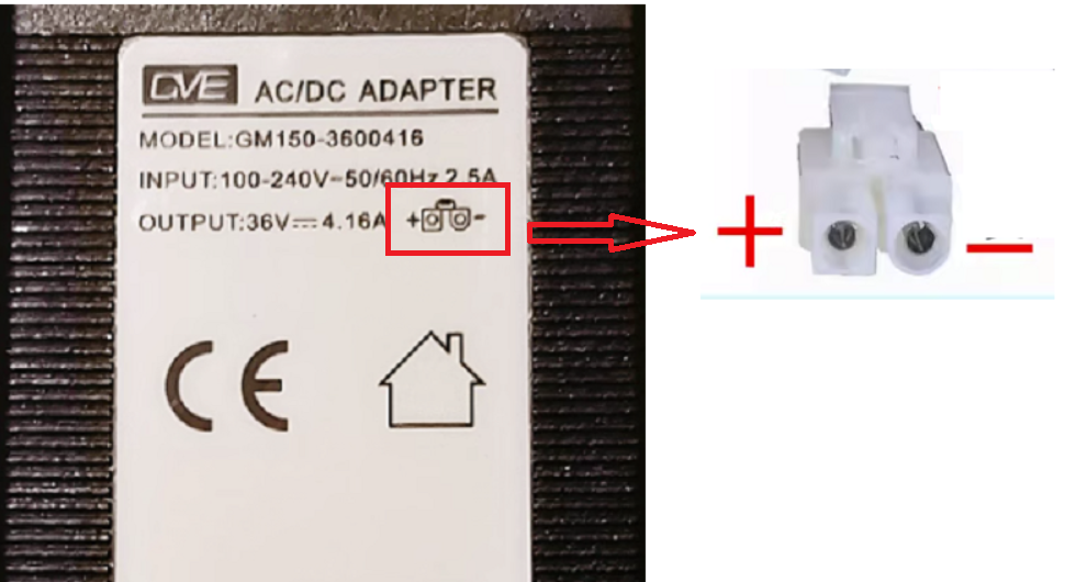 NEW GVE GM150—3600416 36V 4.16A for Smith pure water dedicated terminal power adapter
